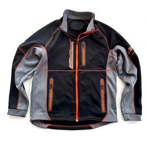 Castle-Fusion Mid-Layer Adult Mens L Snowmobile Zip Up Motorcycle Riding Jacket